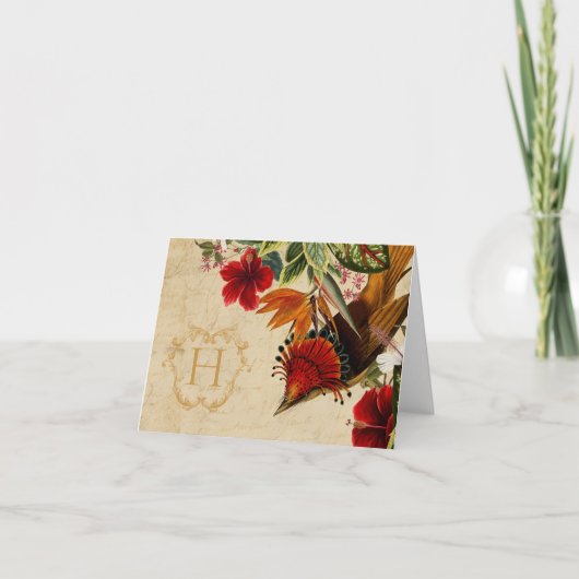 トロピカルモノグラム ノートカード (正面)