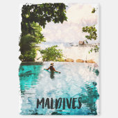 トロピカルモルディブインディアン海島 マグネット (正面)