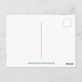 トロピカルモルディブエキゾチック島パラダイス ポストカード (裏面)