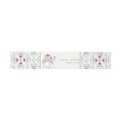 トロピカルモロッコの出入り口結婚の水色 招待状ベリーバンド (フラット)