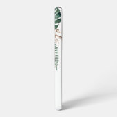 トロピカルモンスターアンドオーキッド名前をカスタムする SAMSUNG GALAXYケース (左側面)