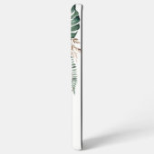 トロピカルモンスターアンドオーキッド名前をカスタムする SAMSUNG GALAXYケース (裏面横)