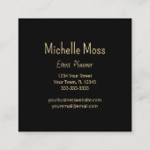 トロピカルモンスターラパーム離れイベントプランナー スクエア名刺 (裏面)