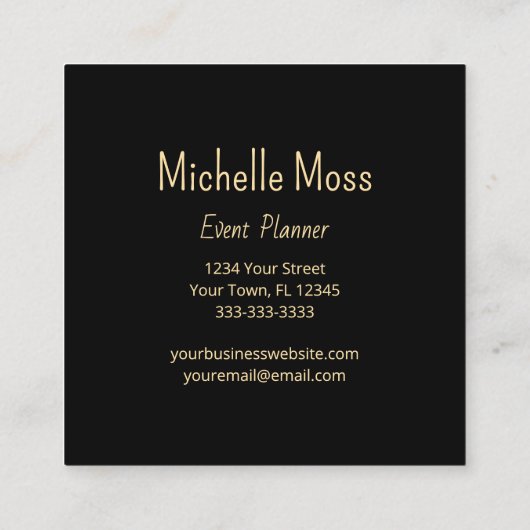 トロピカルモンスターラパーム離れイベントプランナー スクエア名刺 (裏面)