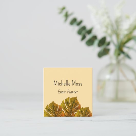 トロピカルモンスターラパーム離れイベントプランナー スクエア名刺 (スタンド正面)