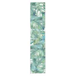 トロピカルモンスターリーフテーブルランナー ショートテーブルランナー