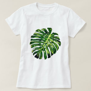 トロピカルモンスターリーフTシャツ – 夏休み Tシャツ