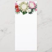 トロピカルモンステラウォーターカラープロテア |のメ結婚ニュー メニュー (裏面)