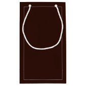 トロピカルモンステラビーチ結婚式サンキュー スモールペーパーバッグ (裏面)