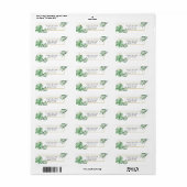 トロピカルモンステラボタニカル&金ゴールド ラベル (フルシート)