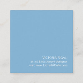 トロピカルモンステラリーフ スクエア名刺