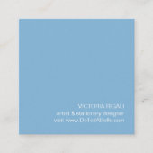 トロピカルモンステラリーフ スクエア名刺 (正面)