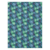 トロピカルモンステラ葉のテーブルクロス テーブルクロス (正面)