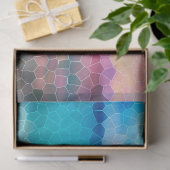 トロピカルモーニングサンライズステインガラスビーチ 薄葉紙 (ギフト)