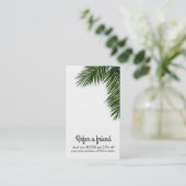 トロピカルヤシの木の葉エレガントが友を参照 紹介カード (スタンド正面)