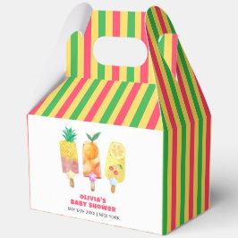 トロピカルユニークフルーツアイスクリームベーポップ・アートのブシャワー フェイバーボックス