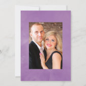 トロピカルユーカリと多肉植物のウェディングフォト セーブザデート (裏面)