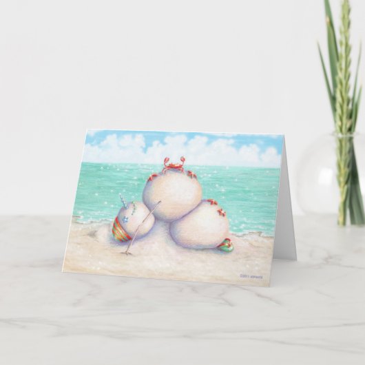 トロピカルヨガクリスマスカード シーズンカード (正面)