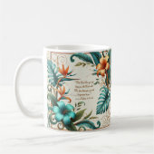 トロピカルライトモーニング賛美のマグカップ コーヒーマグカップ (左)