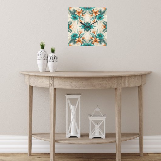 トロピカルライト スクエア壁時計