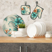 トロピカルライト 鍋つかみ&鍋敷きセット