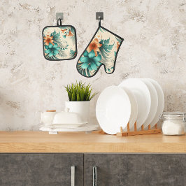 トロピカルライト 鍋つかみ&鍋敷きセット