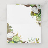 トロピカルライム&ココナッツ プレイスカード (内部開封)