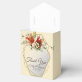 トロピカルライリーの幾何学的な結婚枠 フェイバーボックス (オープン)