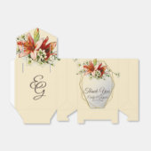 トロピカルライリーの幾何学的な結婚枠 フェイバーボックス (折り畳みなし)