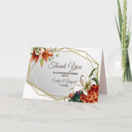 トロピカルライリー付き幾何学模様 カード