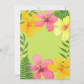 トロピカルラウエンゲージ党 招待状 (裏面)