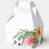 トロピカルラウパーティー カラフル水彩花 フェイバーボックス (裏面)