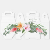 トロピカルラウパーティー カラフル水彩花 フェイバーボックス (見開き)