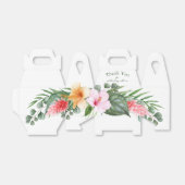 トロピカルラウパーティー カラフル水彩花 フェイバーボックス (折り畳みなし)