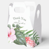 トロピカルラウパーティー カラフル水彩花 フェイバーボックス (オープン)