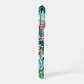 トロピカルラグーンとさくらんぼの花_電話ケース iPhoneケース (右側面)