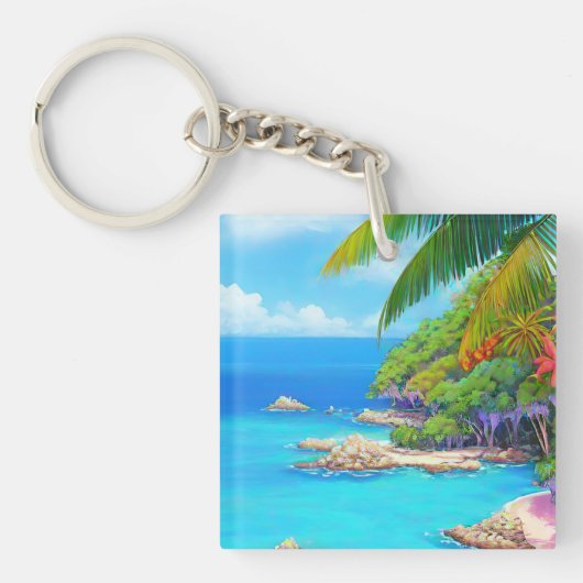 トロピカルラグーン キーホルダー (正面)