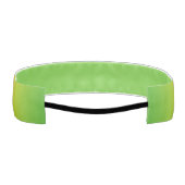 トロピカルラスタビブと名前インイエロー文字 アスレチックヘッドバンド (裏面)