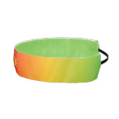 トロピカルラスタビブと名前インイエロー文字 アスレチックヘッドバンド (右)