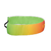 トロピカルラスタビブと名前インイエロー文字 アスレチックヘッドバンド (左)