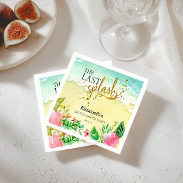 トロピカルラストスプラッシュ ブライズメイドパーティー スタンダードカクテルナプキン