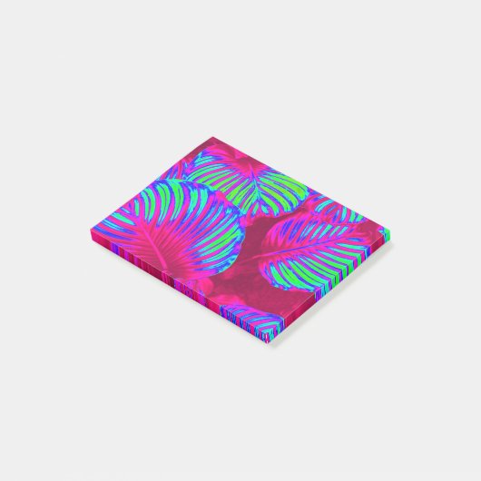 トロピカルラッシュマゼンタ葉 ポストイット (アングル)