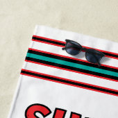 トロピカルラッシュ：サンセット&サーフ ビーチタオル (インサイチュ)