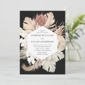 トロピカルラブウォーターカラー結婚フローラ 招待状 (スタンド正面)