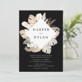 トロピカルラブウォーターカラー結婚フローラ 招待状 (スタンド正面)