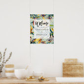 トロピカルラ結婚イトの歓迎看板ポスター ポスター (キッチン)