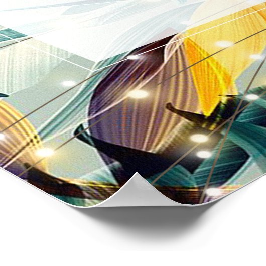 トロピカルラ結婚イトの歓迎看板ポスター ポスター (角)