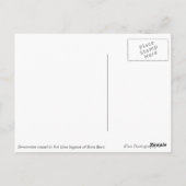 トロピカルリゾートオンボラボラホワイトポストカード ポストカード (裏面)