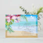 トロピカルリハーサルディナーサンディビーチ 招待状 (スタンド正面)