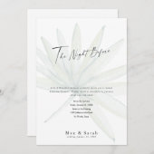 トロピカルリハーサル結婚ディナー前の夜 招待状 (正面/裏面)